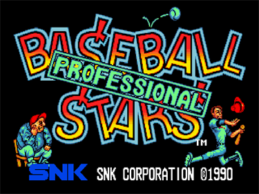 Baseball Stars Professional - Screenshot - Game Title Image