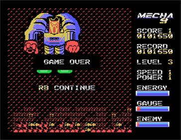 Mecha-9 - Screenshot - Game Over Image