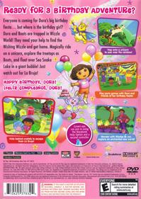 Dora the Explorer: Dora's Big Birthday Adventure - Box - Back Image