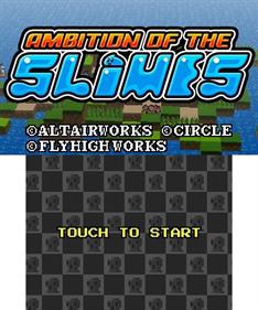 Ambition of the Slimes - Screenshot - Game Title Image