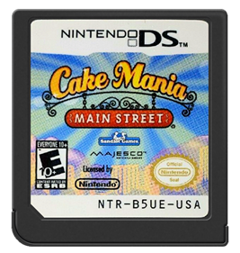 Cake Mania: Main Street - Fanart - Cart - Front Image