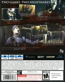 Resident Evil: Origins Collection - Box - Back Image