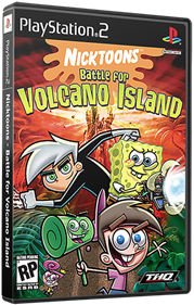 Nicktoons: Battle for Volcano Island - Box - 3D Image