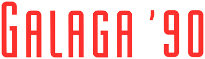 Galaga '90 - Clear Logo Image