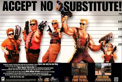 Duke Nukem: Time to Kill - Advertisement Flyer - Front Image