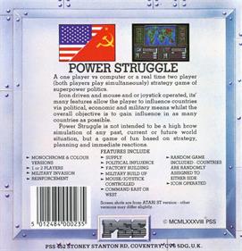 Power Struggle - Box - Back Image