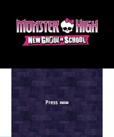 Monster High: New Ghoul in School - Screenshot - Game Title Image