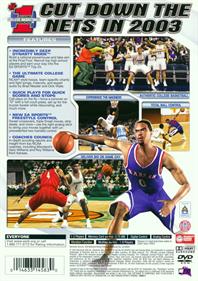 NCAA March Madness 2003 - Box - Back Image