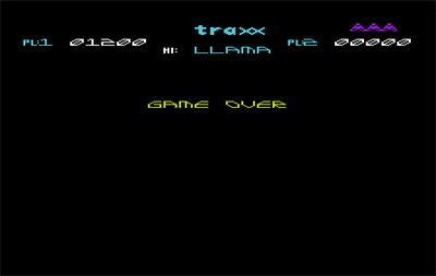 Traxx - Screenshot - Game Over Image