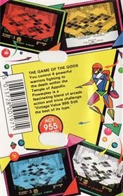 Powerplay: The Game of the Gods - Box - Back Image