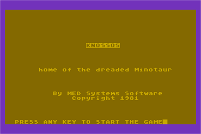Knossos - Screenshot - Game Title Image