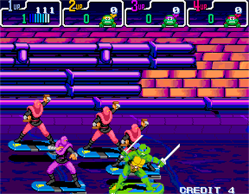 Teenage Mutant Ninja Turtles: Turtles in Time - Screenshot - Gameplay Image