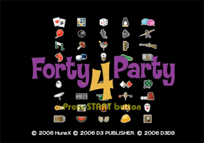 Forty 4 Party - Screenshot - Game Title Image