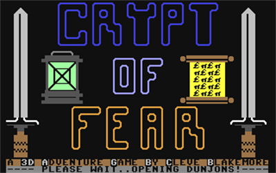 Crypt of Fear - Screenshot - Game Title Image