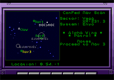 Wing Commander: The 3-D Space Combat Simulator - Screenshot - Game Select Image