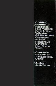 Cosmic Guerilla - Box - Back Image