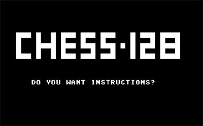 Chess 128 - Screenshot - Game Title Image