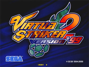 Virtua Striker 2 '99 - Screenshot - Game Title Image