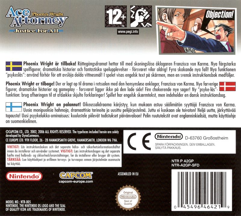 Arquivo Ace Attorney * Conheça um pouco mais de Phoenix Wright – Solo Mode