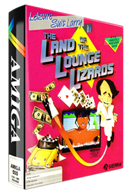 Leisure Suit Larry In the Land of the Lounge Lizards - Box - 3D Image