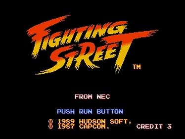 Fighting Street - Screenshot - Game Title Image