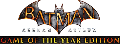Batman: Arkham Asylum: Game of the Year Edition - Clear Logo Image