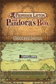 Professor Layton and the Diabolical Box - Screenshot - Game Title Image