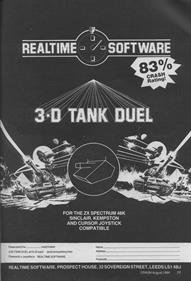 3-D Tank Duel - Advertisement Flyer - Front Image