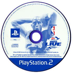 NBA Live 2001 - Disc Image