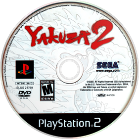 Yakuza 2 - Disc Image