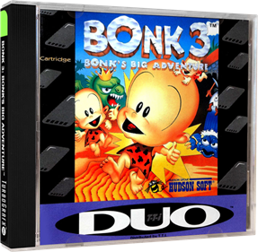 Bonk 3: Bonk's Big Adventure - Box - 3D Image