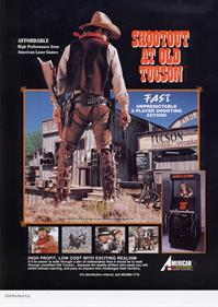 Shootout at Old Tucson - Advertisement Flyer - Front Image