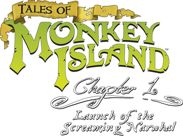 Tales of Monkey Island: Chapter 1: Launch of the Screaming Narwhal - Clear Logo Image