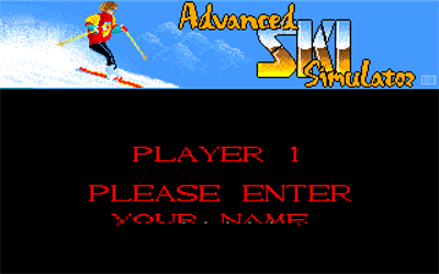 Advanced Ski Simulator - Screenshot - Game Title Image