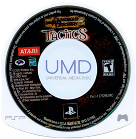 Dungeons & Dragons Tactics - Disc Image
