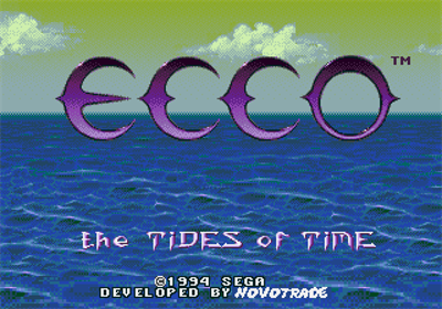 Ecco: The Tides of Time - Screenshot - Game Title Image