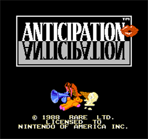 Anticipation - Screenshot - Game Title Image