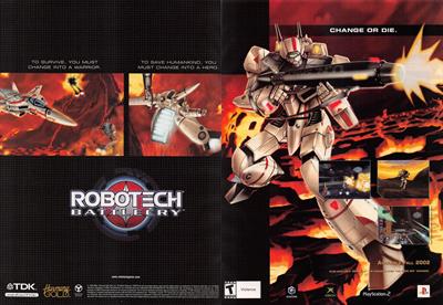 Robotech: Battlecry - Advertisement Flyer - Front Image