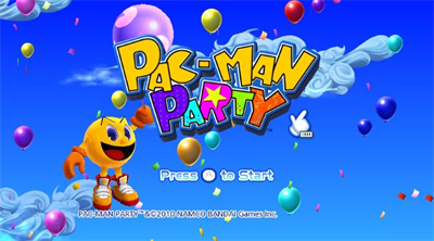 Pac-Man Party - Screenshot - Game Title Image