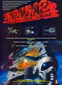 Uridium 2 - Advertisement Flyer - Front Image