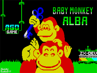 Baby Monkey Alba - Screenshot - Game Title Image