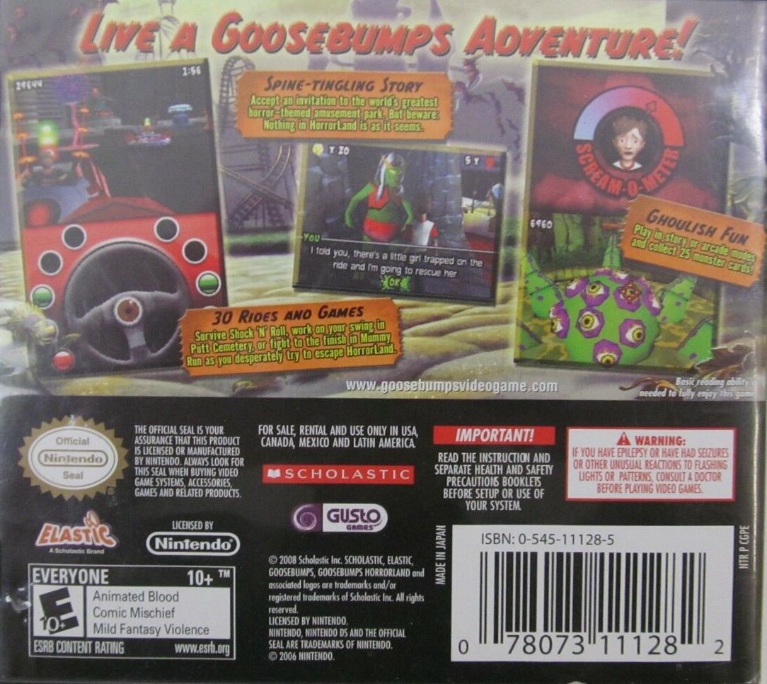 Goosebumps: HorrorLand Images - LaunchBox Games Database