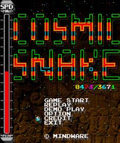 Cosmic Snake 8473/3671 - Screenshot - Game Title Image