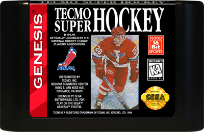 Tecmo Super Hockey - Cart - Front Image