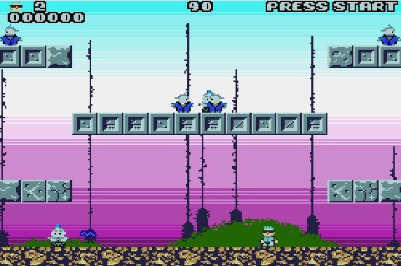 Blue and Red: Fight the Robots!
