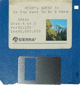 Hero's Quest: So You Want to be a Hero - Disc Image