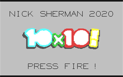 10x10! - Screenshot - Game Title Image