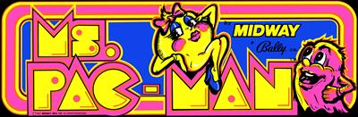 Ms. Pac-Man - Arcade - Marquee Image