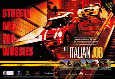 The Italian Job - Advertisement Flyer - Front Image