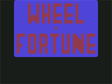 Wheel of Fortune (ShareData) - Screenshot - Game Title Image